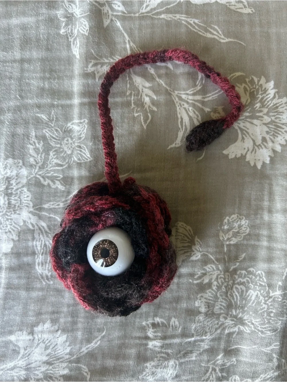 Handmade Crochet Eyeball Bookmark